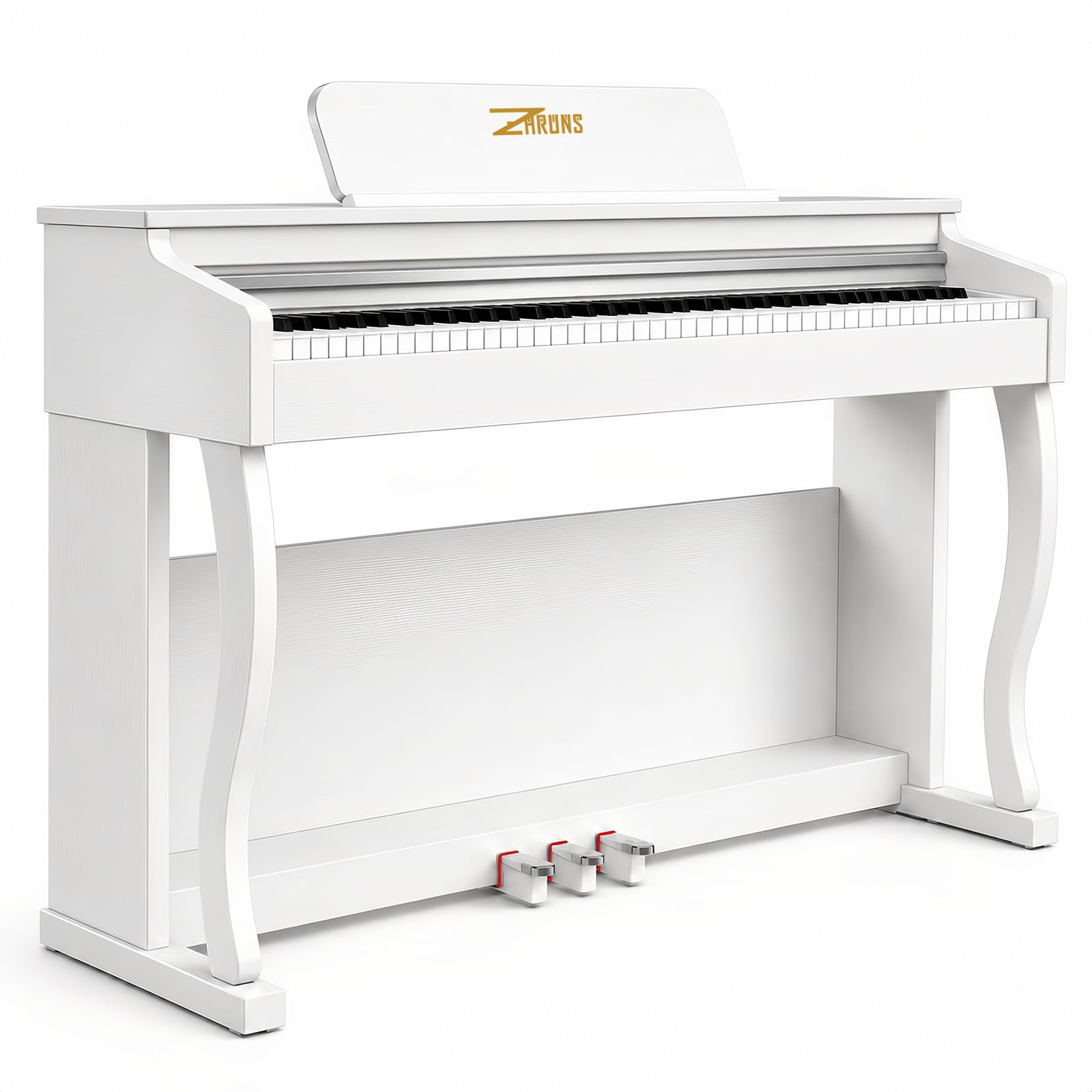 ZHRUNS 電子ピアノ 88鍵盤 ペダル付き Amazon.com: ZHRUNS Digital Piano, 88 Key Weighted Keyboard Piano